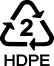 Recycling code for high density Polyethylene